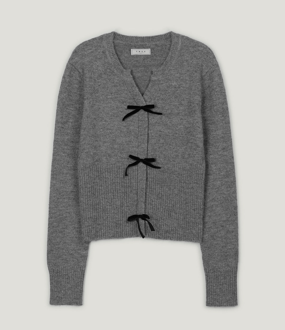 Landon Three-Ribbon V-Neck Knit