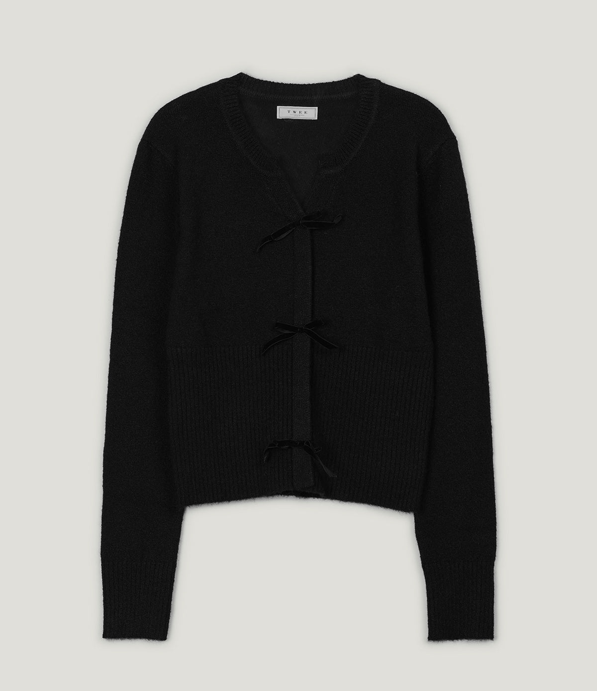 Landon Three-Ribbon V-Neck Knit